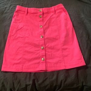 Hot pink J Crew skirt. Size 2